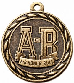 A-B Honor Roll Medal-0
