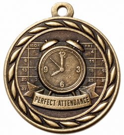 Perfect Attendance Medal-0