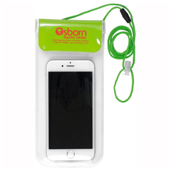 Watwer proof bag for phones in green